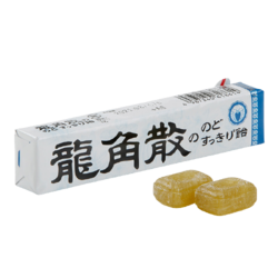 日本原装进口 龙角散草本润喉糖 经典原味 10粒/条 水果糖糖果薄荷糖