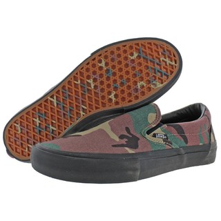 Vans Mens Slip-On Pro Camouflage Flats Casual Shoes