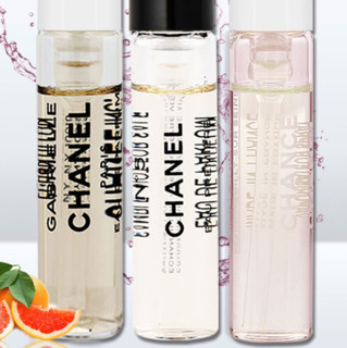 CHANEL 香奈儿 女士香水套装 (五号之水EDT1.5ml+嘉柏丽尔EDP1.5ml+邂逅柔情EDP1.5ml)