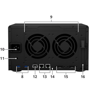 Synology 群晖 DS1621xs+ 6盘位NAS (D-1527、8GB）