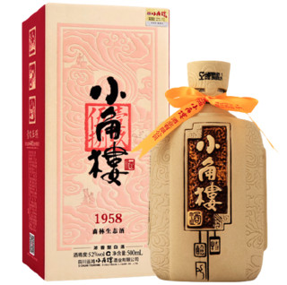 XIAOJIAOLOU 小角楼 1958 森林生态酒 52%vol 浓香型白酒 500ml*6瓶 整箱装