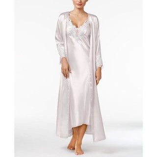 Stella Satin Venise Trim Robe