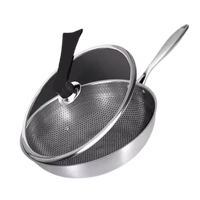 佳佰 JB-CG34-02 炒锅(34cm、不粘、304不锈钢)