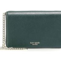 Kate Spade Ladies Green Leather Spencer Chain Wallet