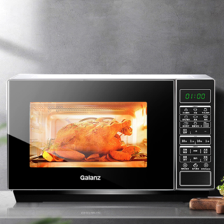 变频微波炉烤箱一体机 光波炉 微蒸烤一体机 900瓦23升 用平板式一级能效 速热升级款