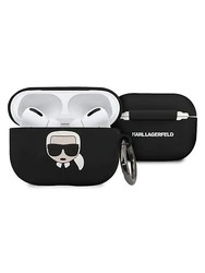 KARL LAGERFELD 卡尔·拉格斐 Embossed 3D Logo AirPods Pro Case Cover