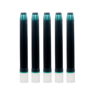 日本百乐（PILOT）钢笔墨胆 非碳素不堵笔 彩色墨水囊 IRF-5S 绿色 5支/盒 *7件