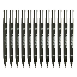 uni 三菱 PIN-200 水性针管笔勾线笔 0.8mm 12支装 *3件