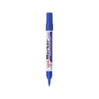 uni 三菱铅笔 520F 油性记号笔 蓝色 单支装