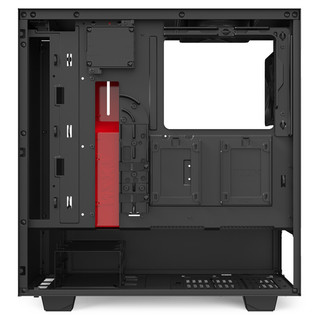 NZXT 恩杰 H510i RGB ATX机箱 半侧透 黑红