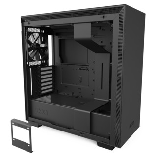 NZXT 恩杰 H710 ATX机箱 半侧透 黑色