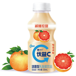 MENGNIU 蒙牛 优益c 活菌型乳酸菌饮品 西柚味 330ml*4瓶
