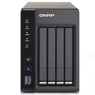 QNAP 威联通 TS-453S Pro 4盘位NAS（J1900、4GB）