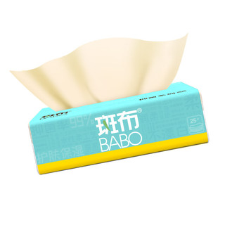 BABO 斑布 润柔抑菌系列 DBYRC25-16 手帕纸 4层*25抽*16包