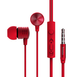 Biaze 毕亚兹 E10 半入耳式有线耳机 中国红