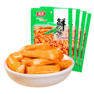 yuyu有友鲜竹笋泡椒味100g4袋