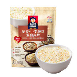QUAKER 藜麦小麦胚芽混合麦片400克 超级谷物