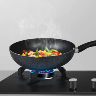 Midea 美的 CJ28WOK303 炒锅(28cm、不粘、合金、麦饭石色)