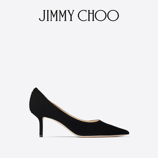 JIMMY CHOO/LOVE 65经典细跟黑色百搭尖头高跟鞋单鞋