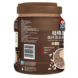 QUAKER 桂格 黑白混合即食燕麦片860克罐装 春季营养早餐