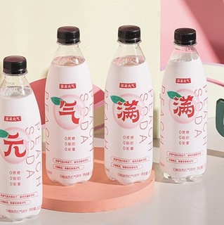 亲亲元气 苏打气泡水 白桃味 500ml*12瓶