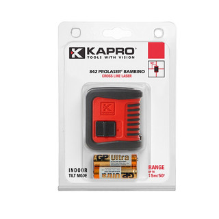 开普路（KAPRO）红光2线水平仪激光仪贴墙仪标线仪投线仪  842定制