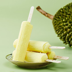 榴莲冰淇淋70g*6支 含22%猫山王榴莲果肉条状雪糕冰激凌