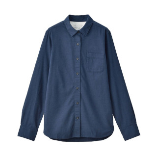 MUJI 无印良品 女士法兰绒长袖衬衫 W9AC506
