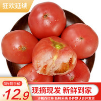 依禾农庄 沙瓤西红柿番茄 自然熟生吃生鲜新鲜蔬菜 约3斤装
