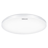 DELIXI 德力西 LED吸顶灯 客厅灯卧室书房灯具现代简约 纯白系列 φ26.5cm/适用2-8㎡