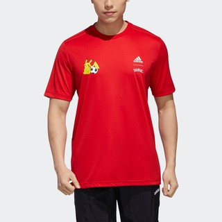 阿迪达斯官网adidas宝可梦联名男装训练运动短袖T恤GN3001 GN3002