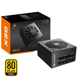 骨伽 GEX 750金牌全模组台式电脑电源 额定功率750W (80PLUS认证/日系电容/五年质保/静音温控)