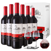 爱仕堡 法国原瓶进口 仙鹅 干红葡萄酒整箱 750ml*6 瓶装