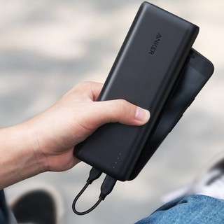 Anker 安克 A1275 移动电源 黑色 20100mAh Type-C 24W双向快充