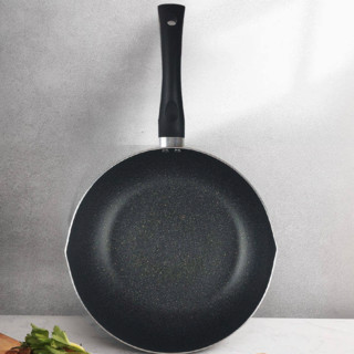 Midea 美的 CJ28WOK303 炒锅(28cm、不粘、合金、麦饭石色)