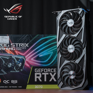 华硕 ASUS ROG-STRIX-RTX3070-O8G-GAMING赛博朋克2077电竞游戏显卡