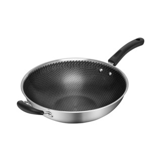 Midea 美的 MP-CJ32Wok501 炒锅(32cm、不粘、304不锈钢)