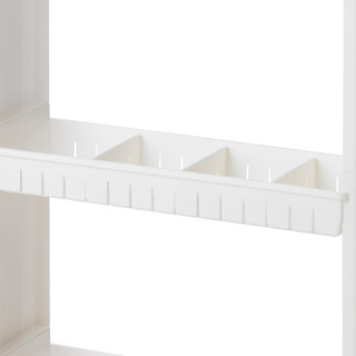 IKEA 宜家 IKEA00002570 滑轮收纳架 4层 57*14*104cm 白色