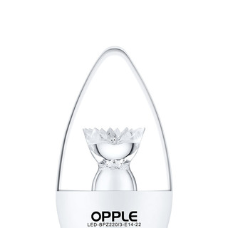 OPPLE 欧普照明 小螺口水晶灯泡 白色 暖白光 单只装