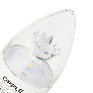 OPPLE 欧普照明 小螺口水晶灯泡 白色 暖白光 单只装