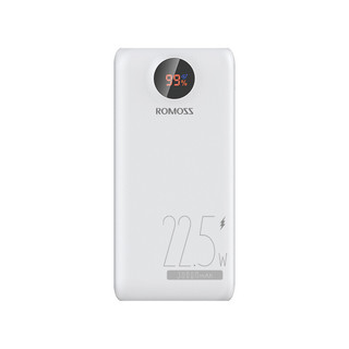 ROMOSS 罗马仕 PSW30-152 移动电源 白色 30000mAh Type-C/Lightning/Micro-B 22.5W 苹果20W快充线套装