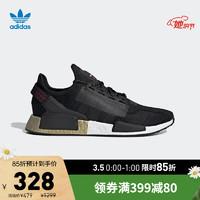 阿迪达斯官网 adidas 三叶草 NMD_R1.V2 男女经典运动鞋FW5327 1号黑色/金金属 36.5(225mm)