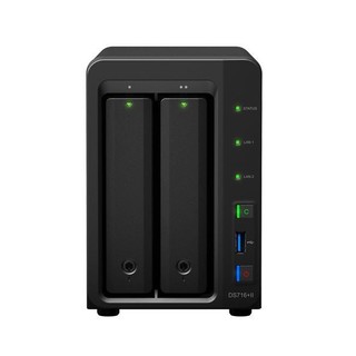 Synology 群晖 DS716+II 2盘位NAS（赛扬N3160、2GB）