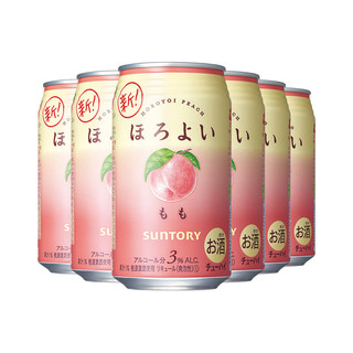 HOROYOI 和乐怡 鸡尾酒 白桃味 350ml*6罐