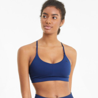 PUMA 彪马 Low Impact Strappy Bra 女子运动内衣 52030712 电子蓝 XS