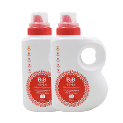 38预售：韩国B＆B/保宁进口保宁洗衣液天然皂液宝宝专用1500ML*2瓶装
