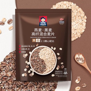 QUAKER 桂格 燕麦黑麦 高纤混合麦片 900g