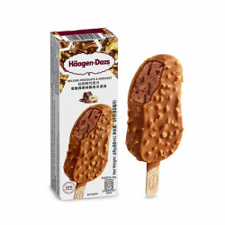 Häagen·Dazs 哈根达斯 巧克力香脆榛果碎 脆皮冰淇淋 69g *5件