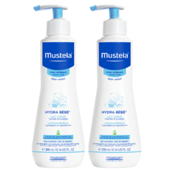 mustela 妙思乐 儿童保湿贝贝润肤露 300mL*2