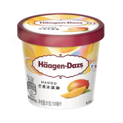 Häagen·Dazs 哈根达斯 芒果口味 冰淇淋 100ml *5件